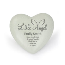 Load image into Gallery viewer, Personalised Little Angel Heart Memorial