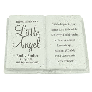 Personalised Little Angel Memorial Book