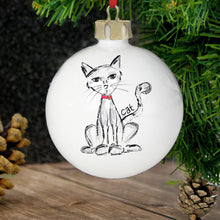 Load image into Gallery viewer, Personalised Cat Bauble