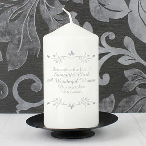 You added Personalised Pillar Candle, White, Your Message, Leaf Embellishment to your cart.