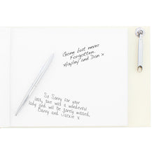 Load image into Gallery viewer, Personalised Book of Condolence With Pen. &#39;In Loving Memory&#39; Sentiment.