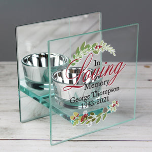 You added Personalised Memorial Tea light Holder. Christmas, Mirrored. 'In Loving Memory'. to your cart.