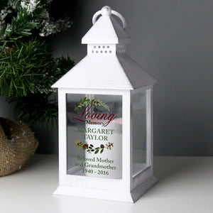 You added Personalised In Loving Memory White Lantern to your cart.