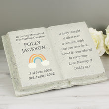 Load image into Gallery viewer, Personalised Rainbow Memorial Book