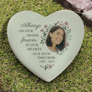 You added Personalised Floral Memorial Resin Heart Shape With Photo Upload to your cart.