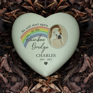 You added Personalised Pet Rainbow Bridge Photo Upload Memorial Resin Heart to your cart.