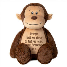 Load image into Gallery viewer, Personalised Record-A-Voice Keepsake Memory Monkey