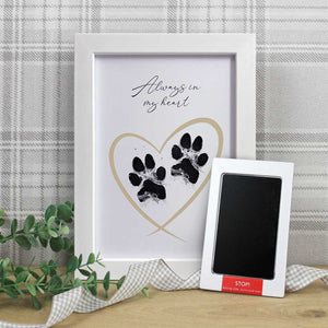 You added Framed Pet Paw Print Keepsake With Ink Kit to your cart.