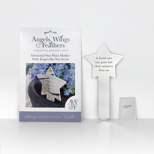 You added Angels, Wings & Feathers Memorial Star Plant Marker With Forget-Me-Not Seeds to your cart.