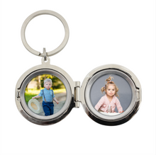 Load image into Gallery viewer, Personalised Photo Keyring - Any Message/Occasion