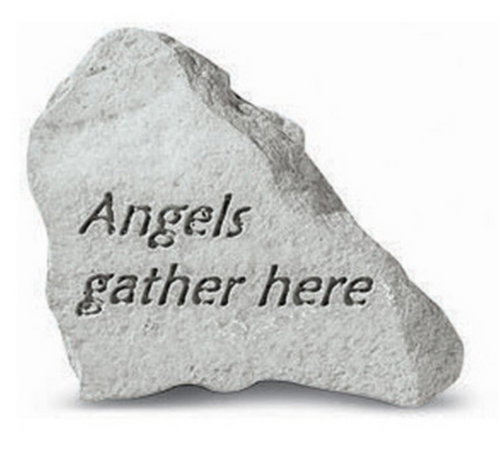 Memorial Stone - Angels gather here