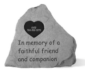 You added Stone to be Personalised - In Loving Memory with Heart Plaque to your cart.
