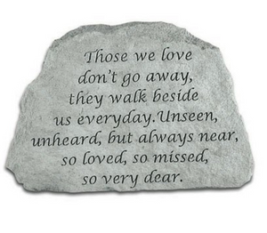 Memorial Cast Stone - Those we Love