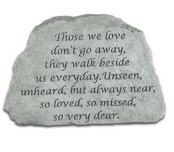 You added Memorial Cast Stone - Those we Love to your cart.