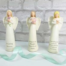 Load image into Gallery viewer, Memorial Ornament. Angel. &#39;Always In Our Thoughts ~ Forever In Our Hearts&#39;