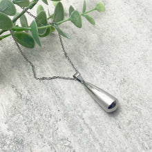 Load image into Gallery viewer, Teardrop Cremation Ashes Memorial Urn Necklace