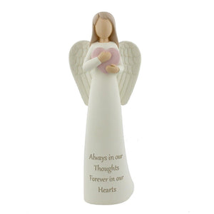 Memorial Ornament. Angel. 'Always In Our Thoughts ~ Forever In Our Hearts'