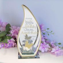 Load image into Gallery viewer, Memorial Flame Tea light Holder, &#39;for my Angel Baby&#39;, Butterfly Motif