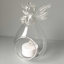 Load image into Gallery viewer, Memorial Angel with Clear Glass. For LED Candle or Air Plant.