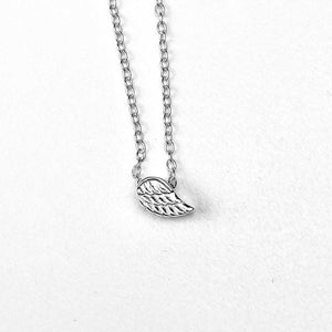 Sterling Silver Angel Wing Necklace