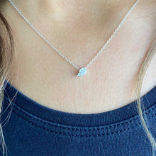 Load image into Gallery viewer, Sterling Silver Angel Wing Necklace + Personalised Gift Box
