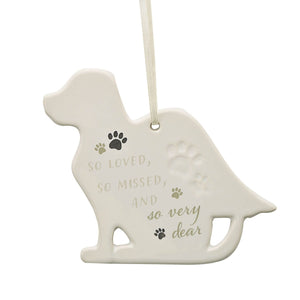You added Memorial Dog Hanging Decoration with Verse to your cart.
