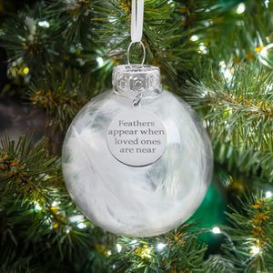 You added Angels, Wings & Feathers Memorial Glass Bauble With Engraved Charm to your cart.