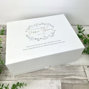 You added Personalised Wreath Keepsake Memory Box to your cart.