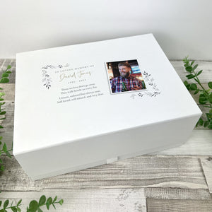 You added Personalised One Photo Keepsake Memory Box to your cart.