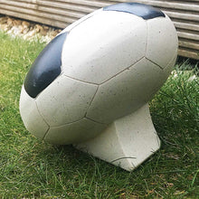 Load image into Gallery viewer, Graveside / Memorial Tribute. Football Shaped. &#39;Special Grandad, Happy Times&#39;