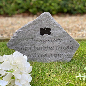 You added Personalisable Large Outdoor Pet Memorial Stone - Faithful Friend And Companion to your cart.