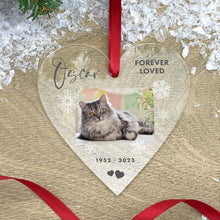 Load image into Gallery viewer, Personalised Pet Photo Acrylic Hanging Decoration - Various Shapes