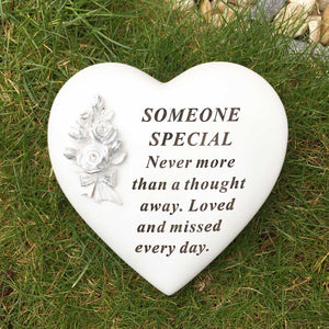 You added Outdoor Memorial Tribute. Rose Bouquet embellished Heart. 'Someone Special'. to your cart.